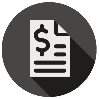 Lower Operation Cost icon illustration.